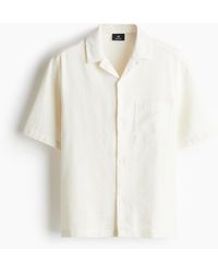 H&M - Casual Overhemd Met Structuur - Lyst