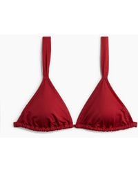 H&M - Wattiertes Triangel-Bikinitop - Lyst