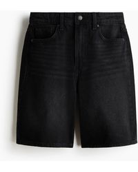 H&M - Denim Bermudashort - Lyst