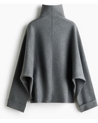 H&M - Pull oversize avec col cheminée - Lyst