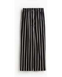 H&M - Pantalon large avec taille élastique - Lyst