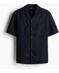 H&M - Freizeithemd aus Leinen in Regular Fit - Lyst