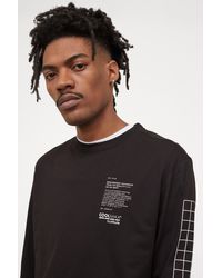 H&M Long-sleeve t-shirts for Men - Up to 50% off at Lyst.com
