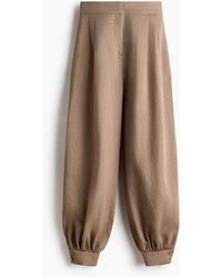 H&M - Twill Broek Met Ballonpijpen - Lyst