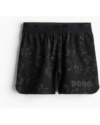 H&M - Borg Short Shorts Print - Lyst