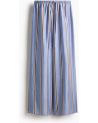 H&M - Wijde Broek Met Drawstring - Lyst
