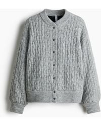 H&M - Kabelgebreid Pilotenjack - Lyst