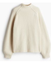 H&M - Gerippter Pullover mit Turtleneck - Lyst