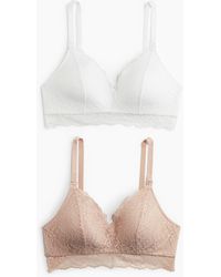 H&M - MAMA 2er-Pack Wattierte Still-BHs aus Spitze - Lyst