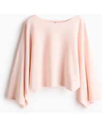 H&M - Gebreide Capetop - Lyst