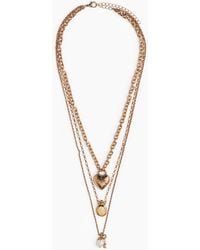 H&M - Collier À Trois Rangs Avec Pendentifs - Lyst