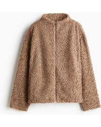 H&M - Oversized Teddy Jack - Lyst
