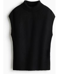 H&M - Rollkragenpullover in Rippstrick - Lyst