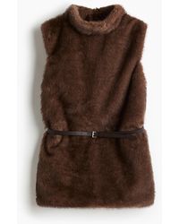 H&M - Turtleneck-Top mit Gürtel - Lyst