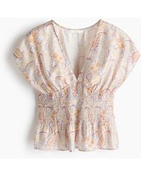 H&M - Gesmokte Top - Lyst