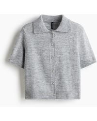 H&M - Fijngebreid Vest - Lyst