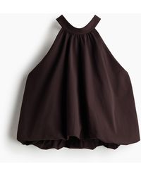 H&M - Haltertop Met Bubble-hem - Lyst