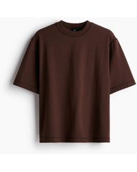 H&M - Kastiges T-Shirt im Washed-Look - Lyst