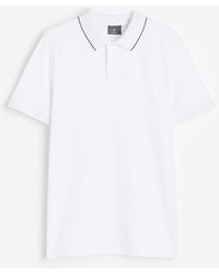 H&M - Katoenen Poloshirt - Lyst