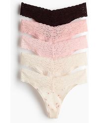 H&M - Set Van 5 Kanten Slips - Lyst