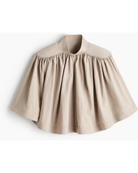 H&M - Capeblouse Met Schoudervullingen - Lyst