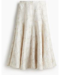 H&M - Jupe aus Jacquardstoff - Lyst