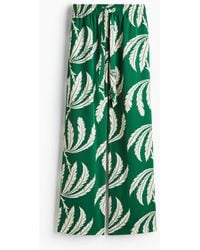 H&M - Kordelzughose aus Twill - Lyst