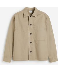H&M - Twill-Overshirt in Loose Fit - Lyst