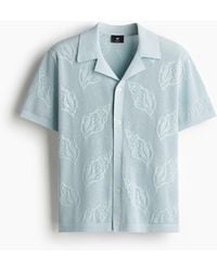 H&M - Freizeithemd aus Jacquardstrick in Regular Fit - Lyst