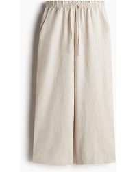 H&M - Knöchelhose aus Leinenmix - Lyst