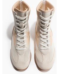 H&M - High Top Sneaker aus Mesh - Lyst