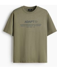 H&M - Bedrucktes T-Shirt in Loose Fit - Lyst