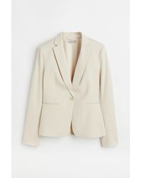 H&M Fitted Jacket - White
