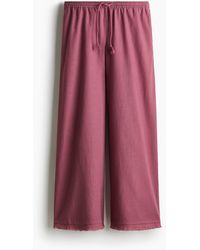 H&M - Kordelzughose aus Leinenmix - Lyst