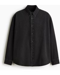 H&M - Denim Overhemd - Lyst