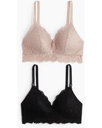 H&M - MAMA 2er-Pack Wattierte Still-BHs aus Spitze - Lyst
