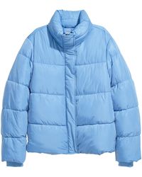 H&M Wattierte Jacke - Blau