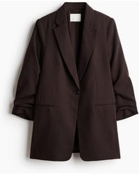 H&M - Blazer Met Rimpeleffect - Lyst