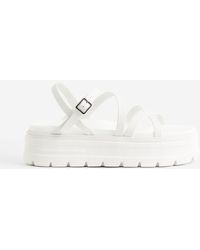 H&M - Chunky Plateausandalen - Lyst