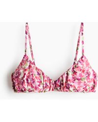 H&M - Padded Bikinitop - Lyst