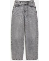 H&M - Baggy High Jeans - Lyst