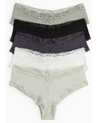 H&M - 5er-Pack Hipster aus Mikrofaser - Lyst
