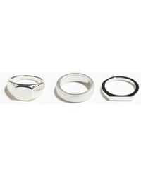 H&M - 3er-Pack Metallringe - Lyst