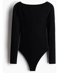 H&M - Seamless Spitzenbody - Lyst