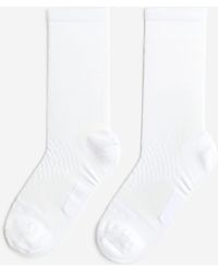H&M 2-pack Drymovetm Sports Socks - White