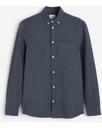 H&M - Overhemd Van Oxfordkatoen - Lyst