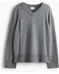 H&M - Oversized Wollen Trui - Lyst