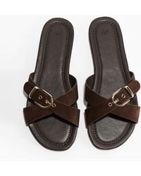 H&M - Crossover-strap sandals - Lyst