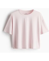 H&M - Top De Sport Boxy Drymove - Lyst