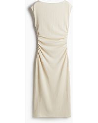 H&M - Robe Moulante À Effet Drapé - Lyst